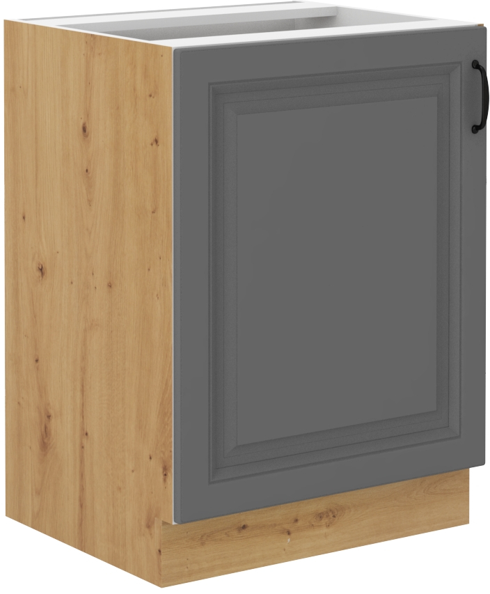 Unterschrank 60 cm STILO DUST Grau / Artisan GR/AR