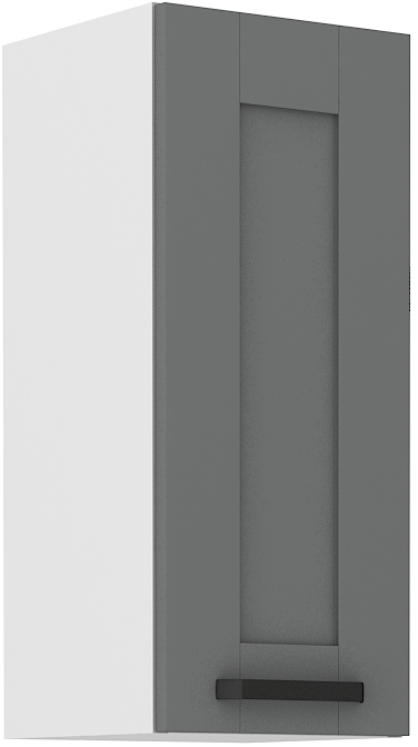 Oberschrank 30 cm / 72 cm LUNA DUST Grau / Weiss GR/WH