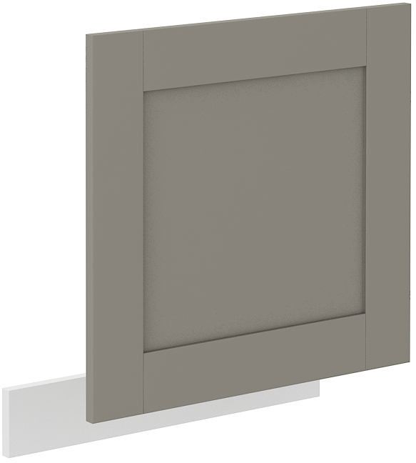 Geschirrspülerfront teilintegrierbar 60 cm LUNA CLAY Grau / Weiss GR/WH