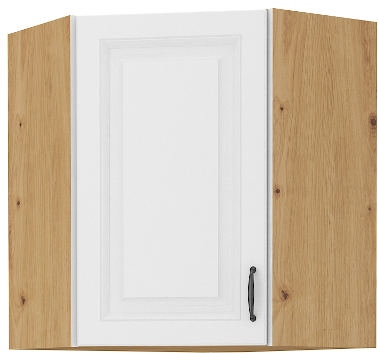 Eckoberschrank 60x60/72 cm - STILO WH/AR