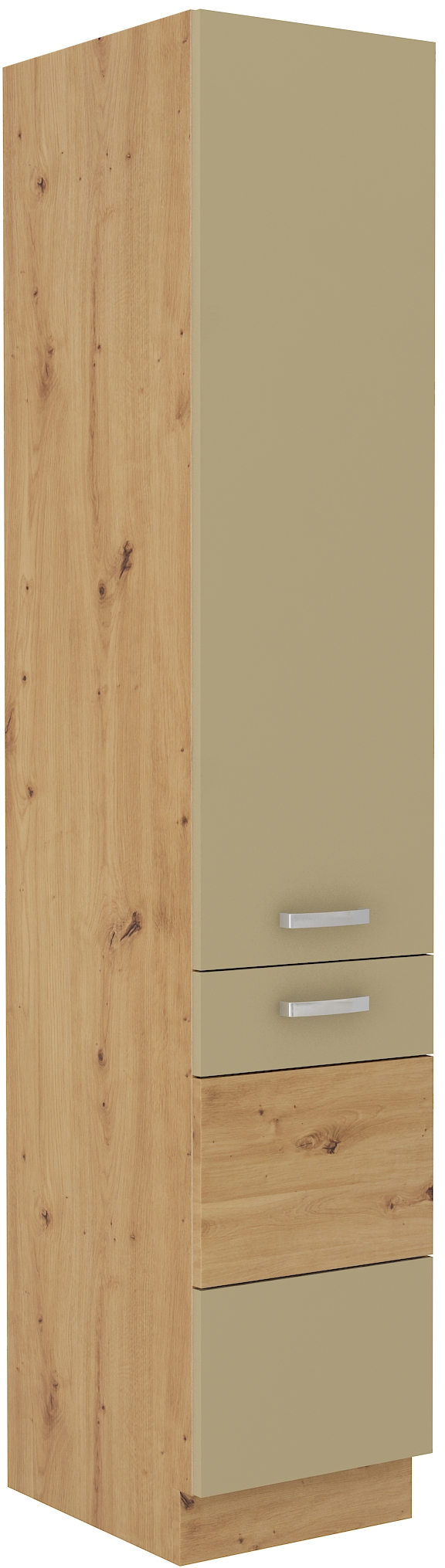 Hochschrank 40 cm / 210cm Artisan Cappucino HG