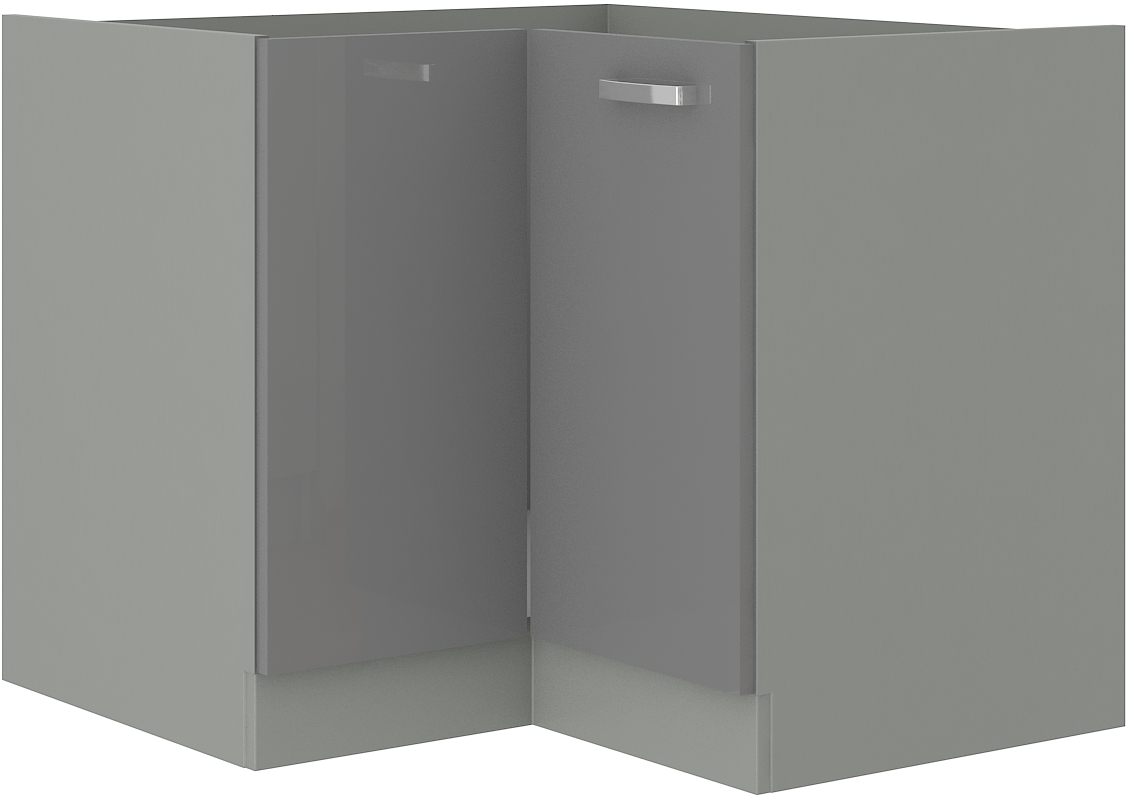 Eckunterschrank 90x90 cm Grey