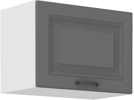 Oberschrank  50 cm / 36 cm mit Klapptür STILO DUST Grau / Weiss GR/WH