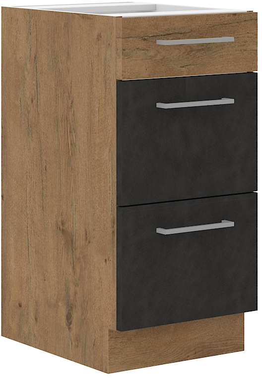 Unterschrank 40 cm mit Schubladen VIGO MATERA  mat 