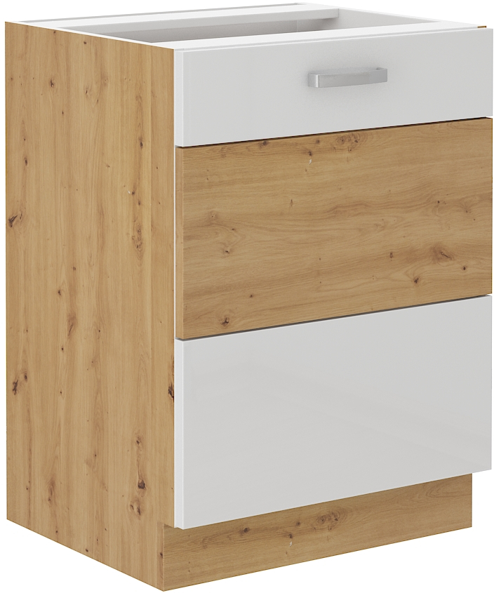 Unterschrank 60 cm Artisan weiß HG