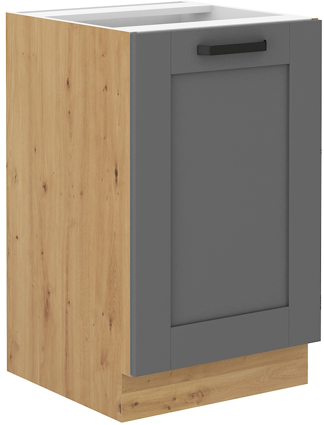 Spülenunterschrank 50 cm LUNA DUST Grau / Artisan GR/AR