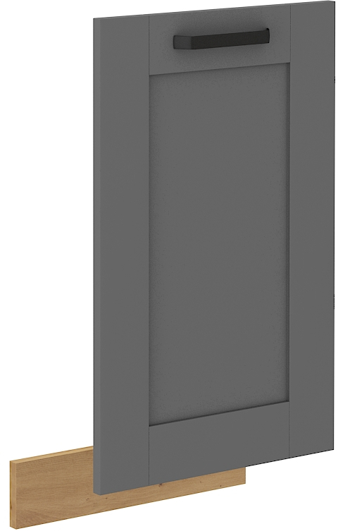 Geschirrspülerfront vollintegrierbar 45 cm LUNA DUST Grau / Artisan GR/AR