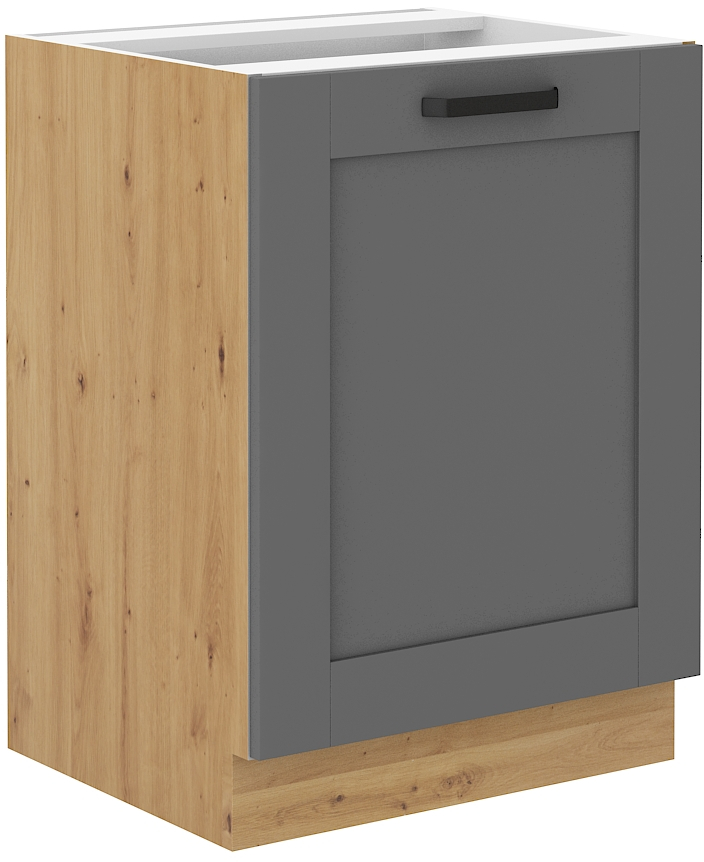 Unterschrank 60 cm LUNA DUST Grau / Artisan GR/AR