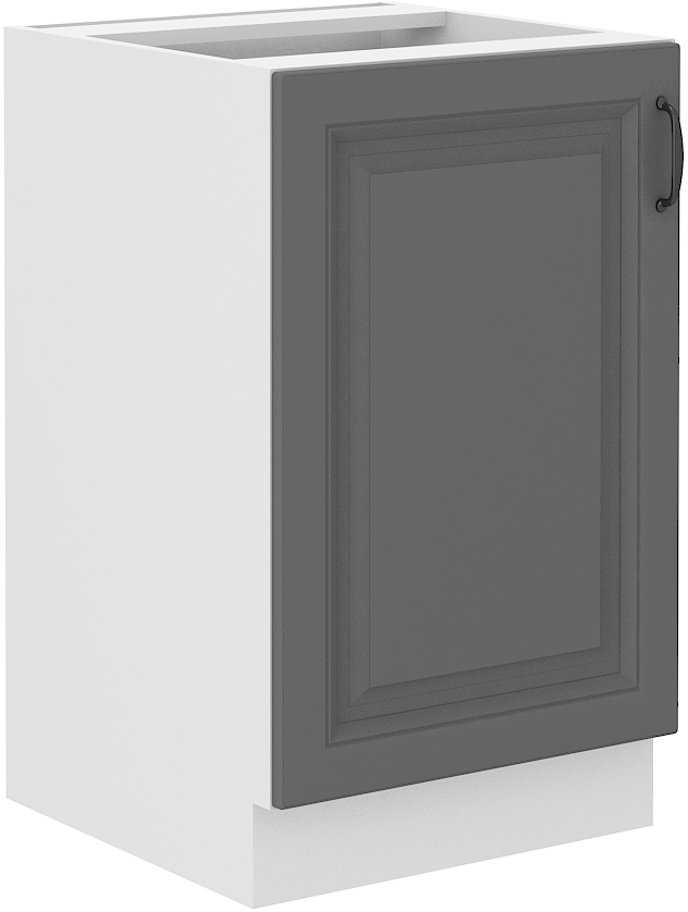 Spülenunterschrank 50 cm STILO DUST Grau / Weiss GR/WH