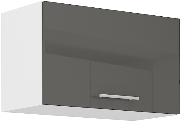 Oberschrank mit Klapptür 60 cm / 36 cm mit Klapptür LARA Grau HG