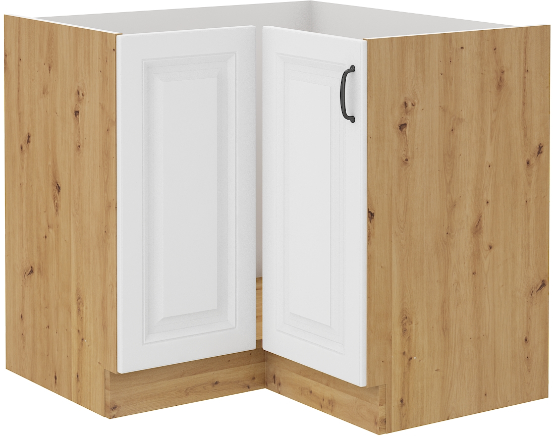 Eckunterschrank 90x90 cm - STILO WH/AR