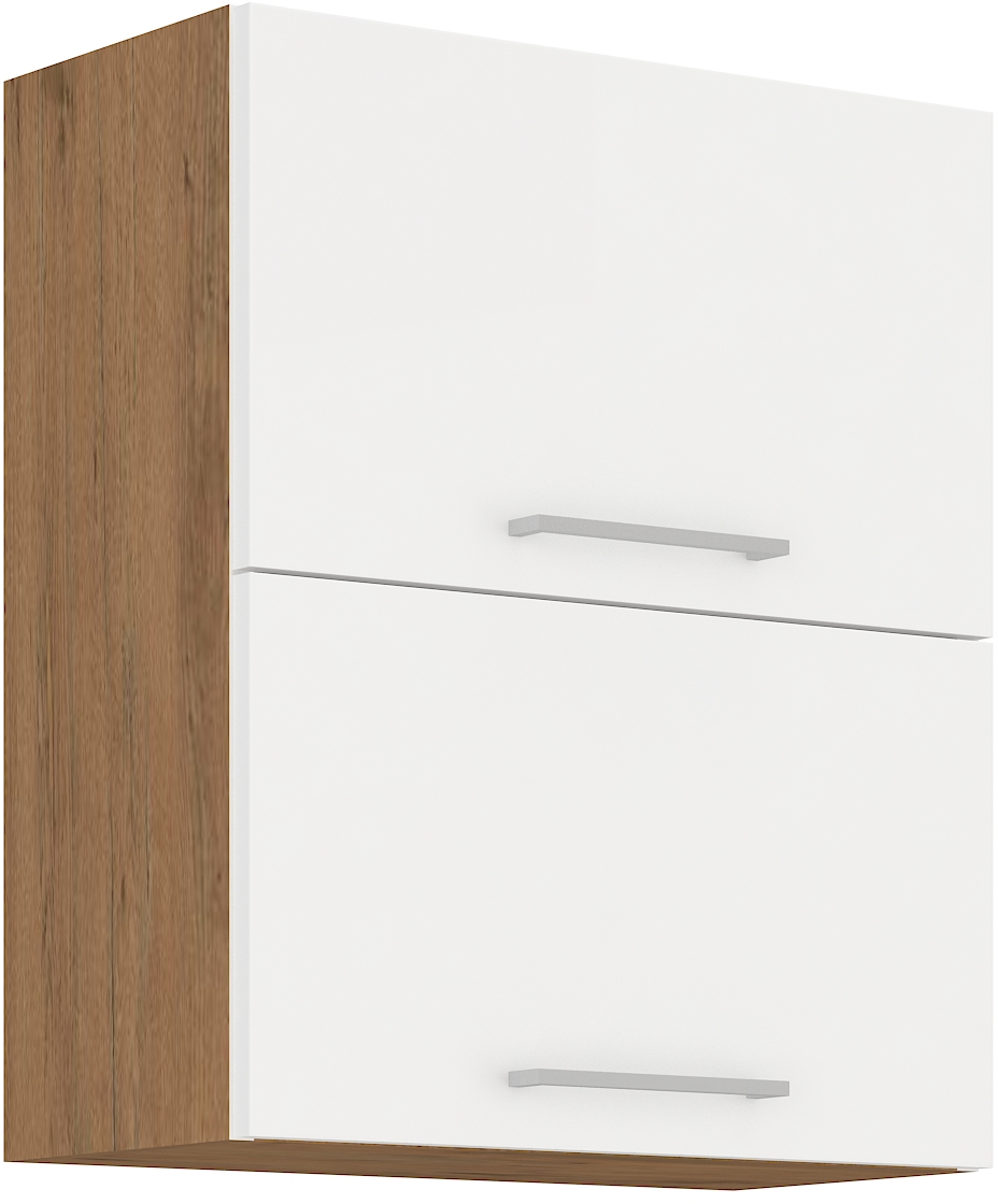 Oberschrank 60 cm / 72  cm mit Klapptür VIGO Weiss HG 