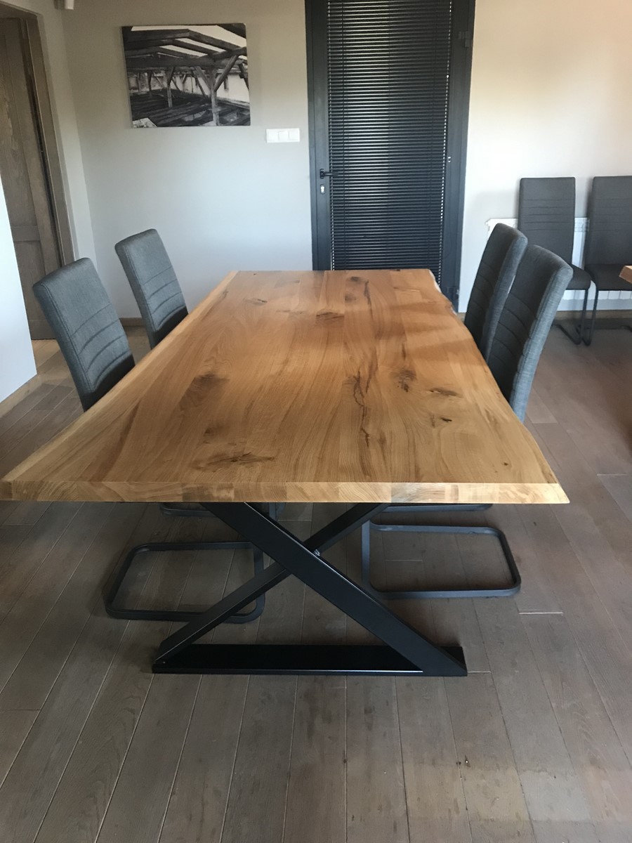 Massivholztisch Eiche, Rustikal Klasse, geölt