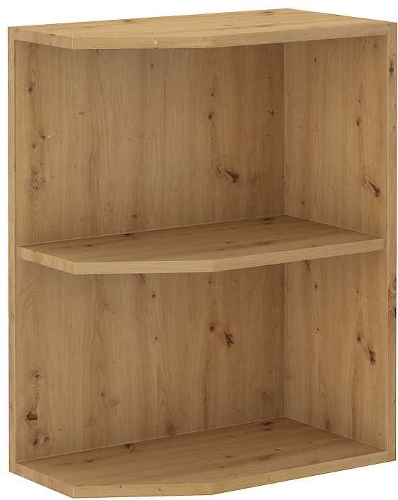 Unterer Abschlussschrank 30 cm Artisan weiß HG