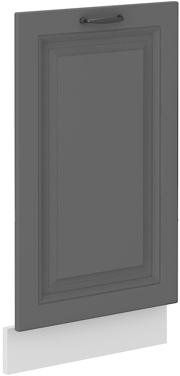 Geschirrspülerfront vollintegrierbar 45 cm STILO DUST Grau / Weiss GR/WH