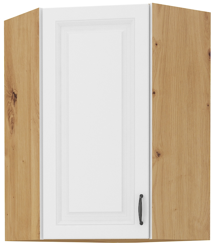 Eckoberschrank 60x60/90 cm - STILO WH/AR