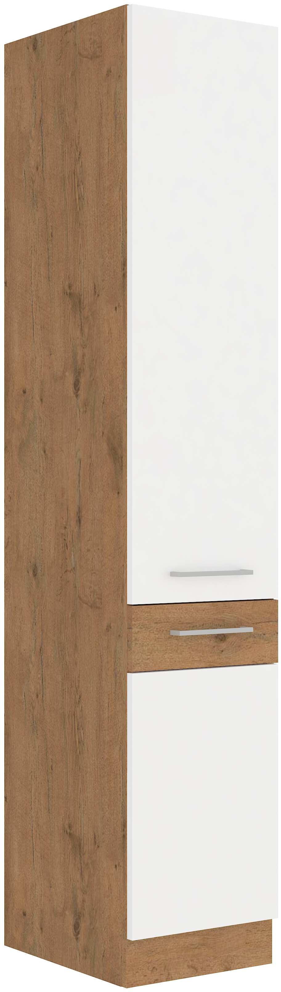 Hochschrank 40 cm / 210 cm VIGO Weiss HG 