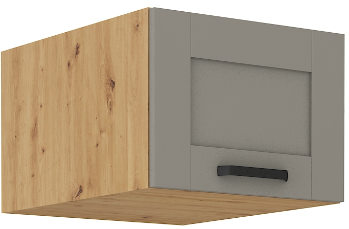 Aufsatzschrank 50 cm / 36 cm LUNA CLAY Grau / Artisan GR/AR