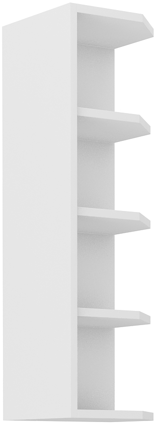 Oberer Abschlussschrank 30 cm / 90 cm STILO DUST Grau / Weiss GR/WH