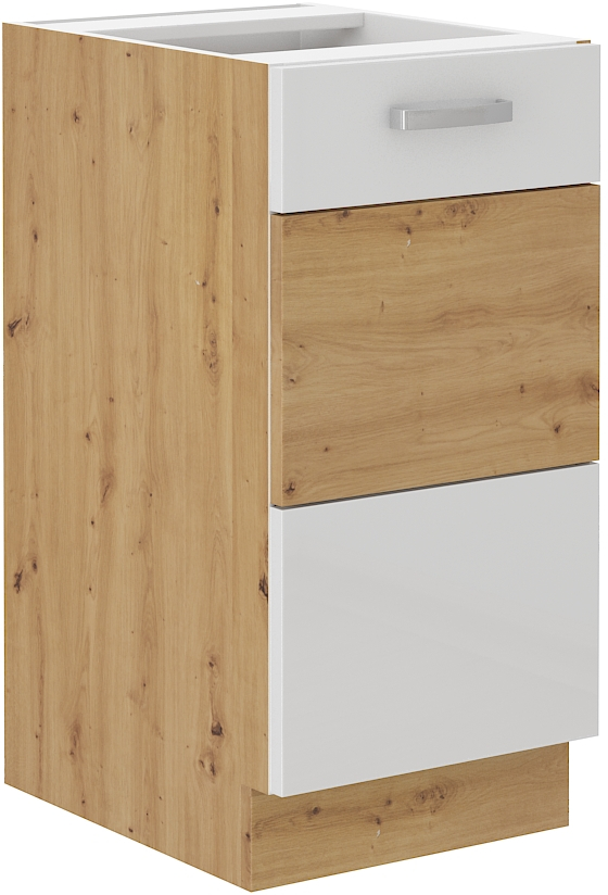Unterschrank 40 cm Artisan weiß HG