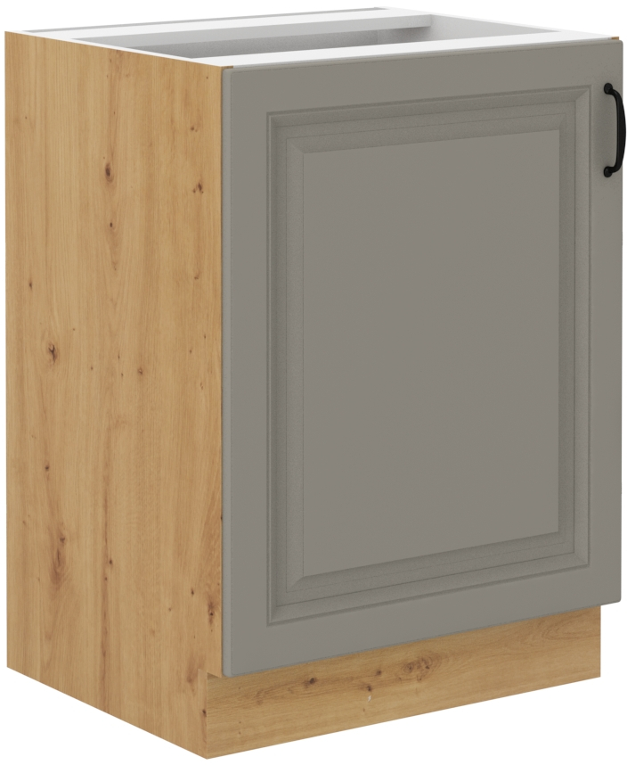 Unterschrank 60 cm STILO CLAY Grau / Artisan GR/AR