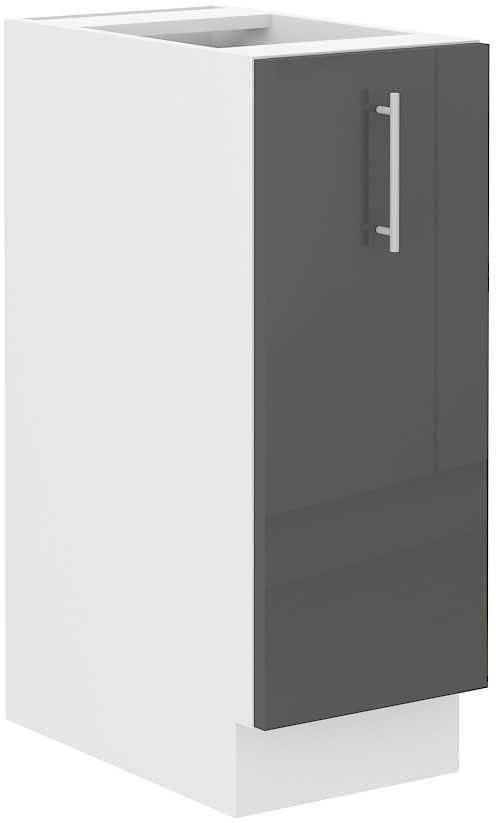 Unterschrank 30 cm mit Vorratauszug Lara Grau HG