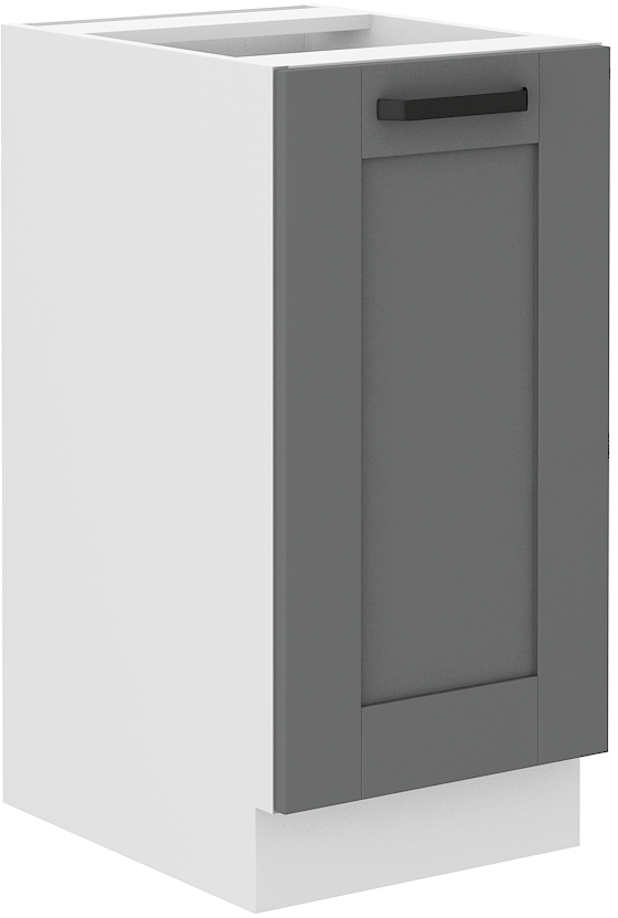Unterschrank 40 cm LUNA DUST Grau / Weiss GR/WH