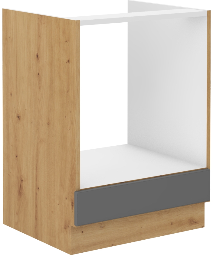 Backofenschrank 60 cm STILO DUST Grau / Artisan GR/AR