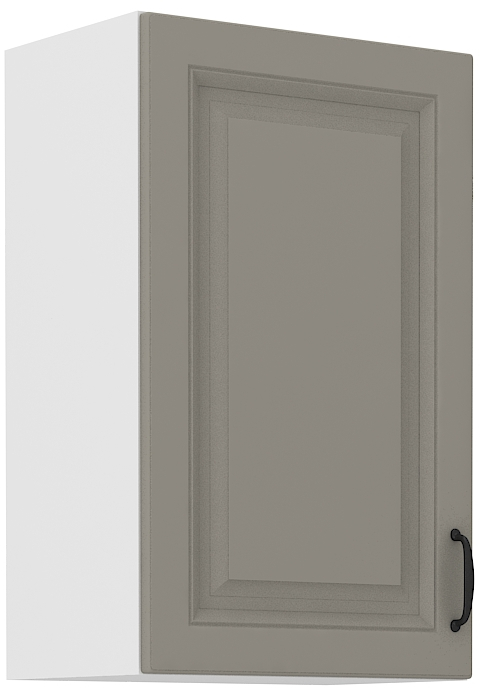 Oberschrank 45 cm / 72 cm STILO CLAY Grau / Weiss GR/WH