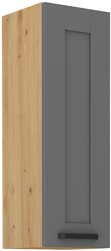 Oberschrank 30 cm / 90 cm LUNA DUST Grau / Artisan GR/AR