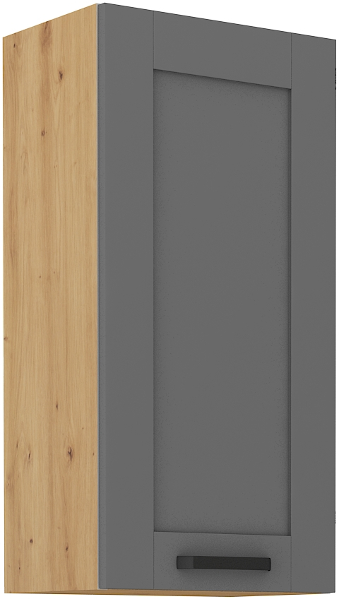 Oberschrank 45 cm / 90 cm LUNA DUST Grau / Artisan GR/AR