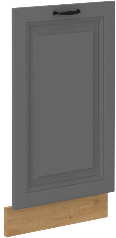 Geschirrspülerfront vollintegrierbar 45 cm STILO DUST Grau / Artisan GR/AR