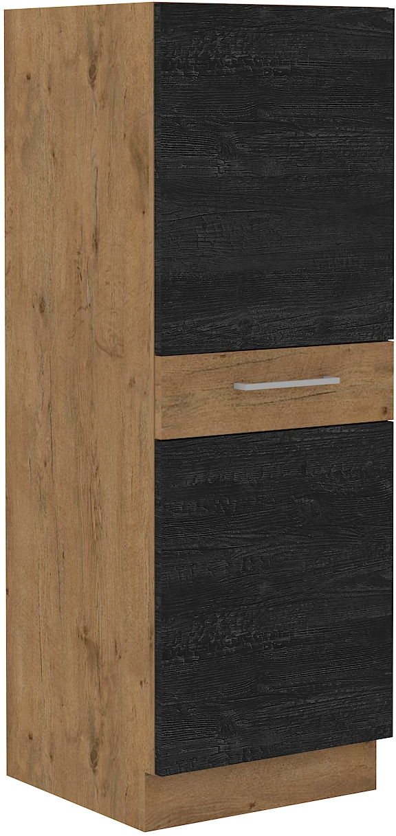 Hochschrank 50 cm / 145cm mit Schubladen VIGO DARK