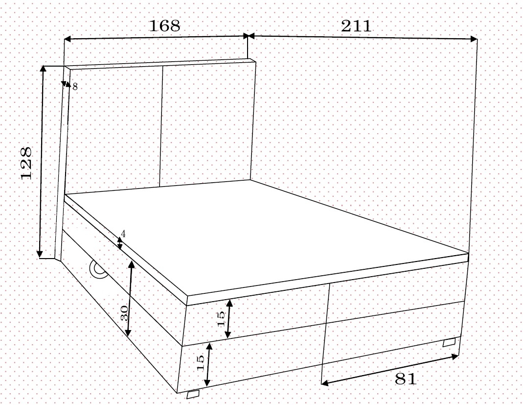 Boxspringbett Aphrodite 160cm