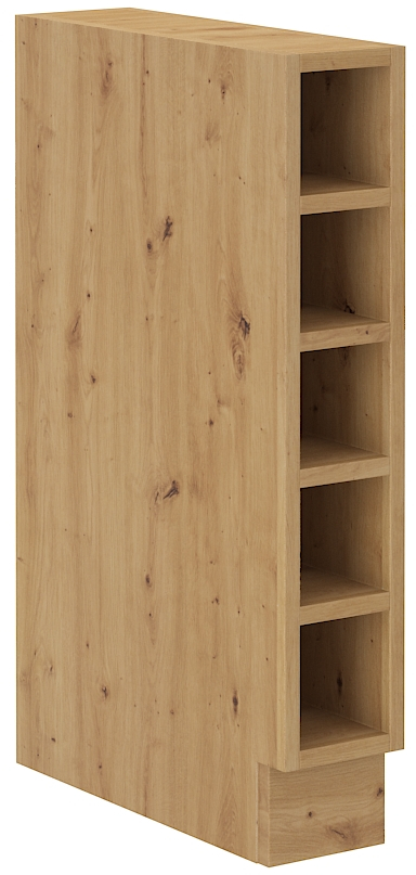 Offener Unterschrank 15 cm ARTISAN Cappucino HG