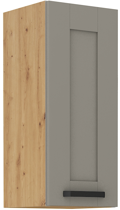 Oberschrank 30 cm / 72 cm LUNA CLAY Grau / Artisan GR/AR