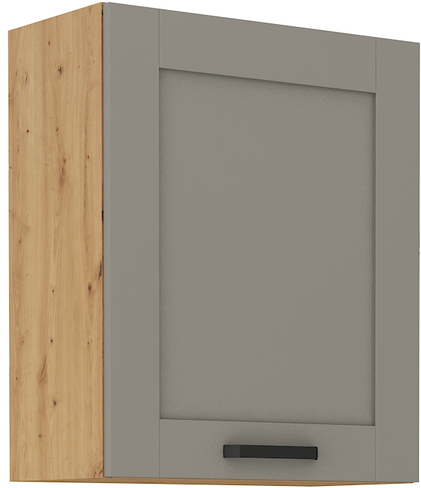 Oberschrank 60 cm / 72 cm LUNA CLAY Grau / Artisan GR/AR