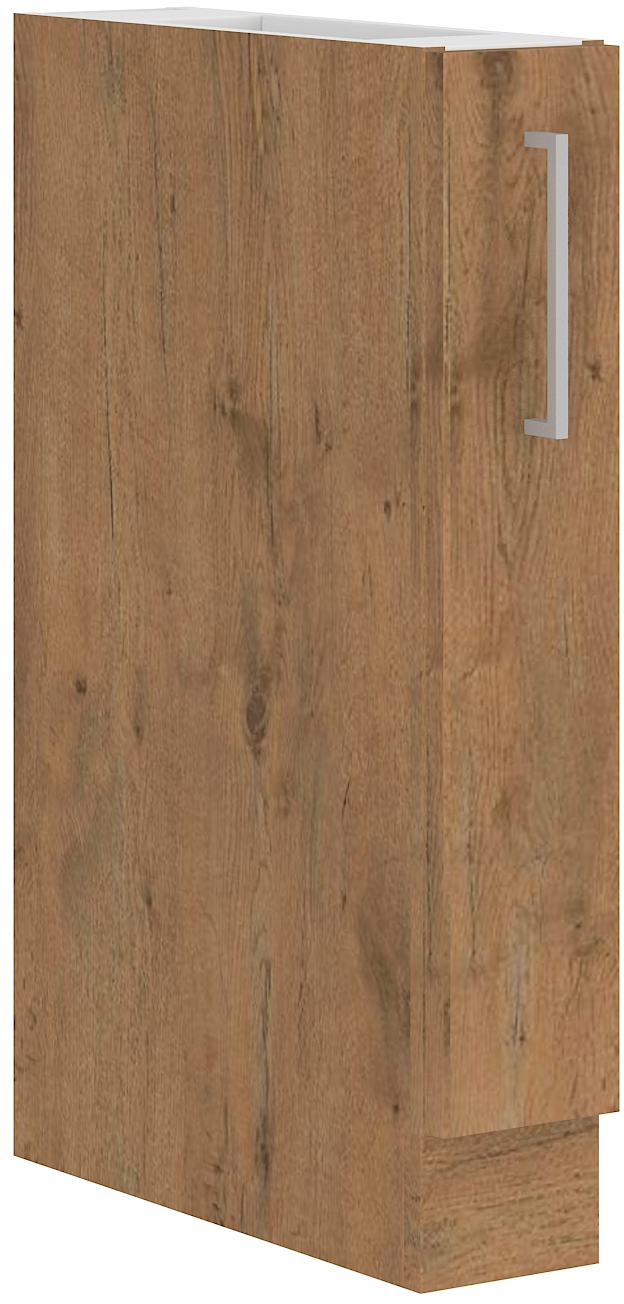 Unterschrank 15 cm Vorratsauszug VIGO Weiss HG 
