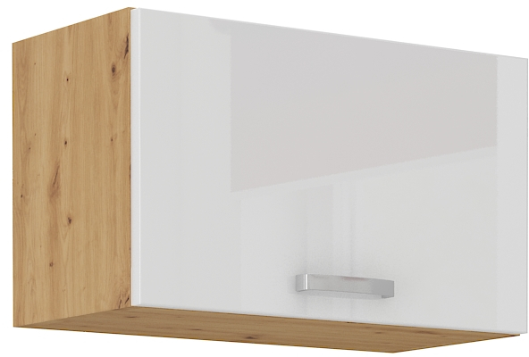 Oberschrank 60 cm mit Klapptür Artisan weiß HG