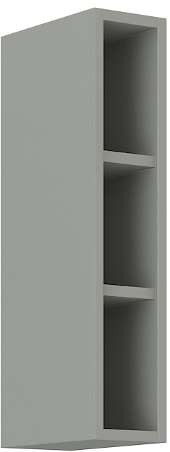 Offener Oberschrank 15 cm / 72 cm Bianca