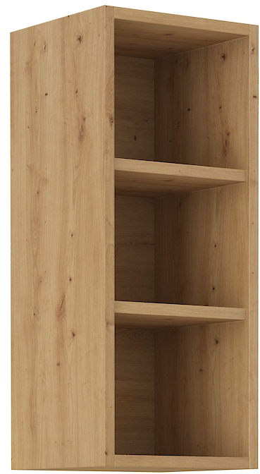 Offener Oberschrank 30 cm / 72  cm ARTISAN Cappucino HG