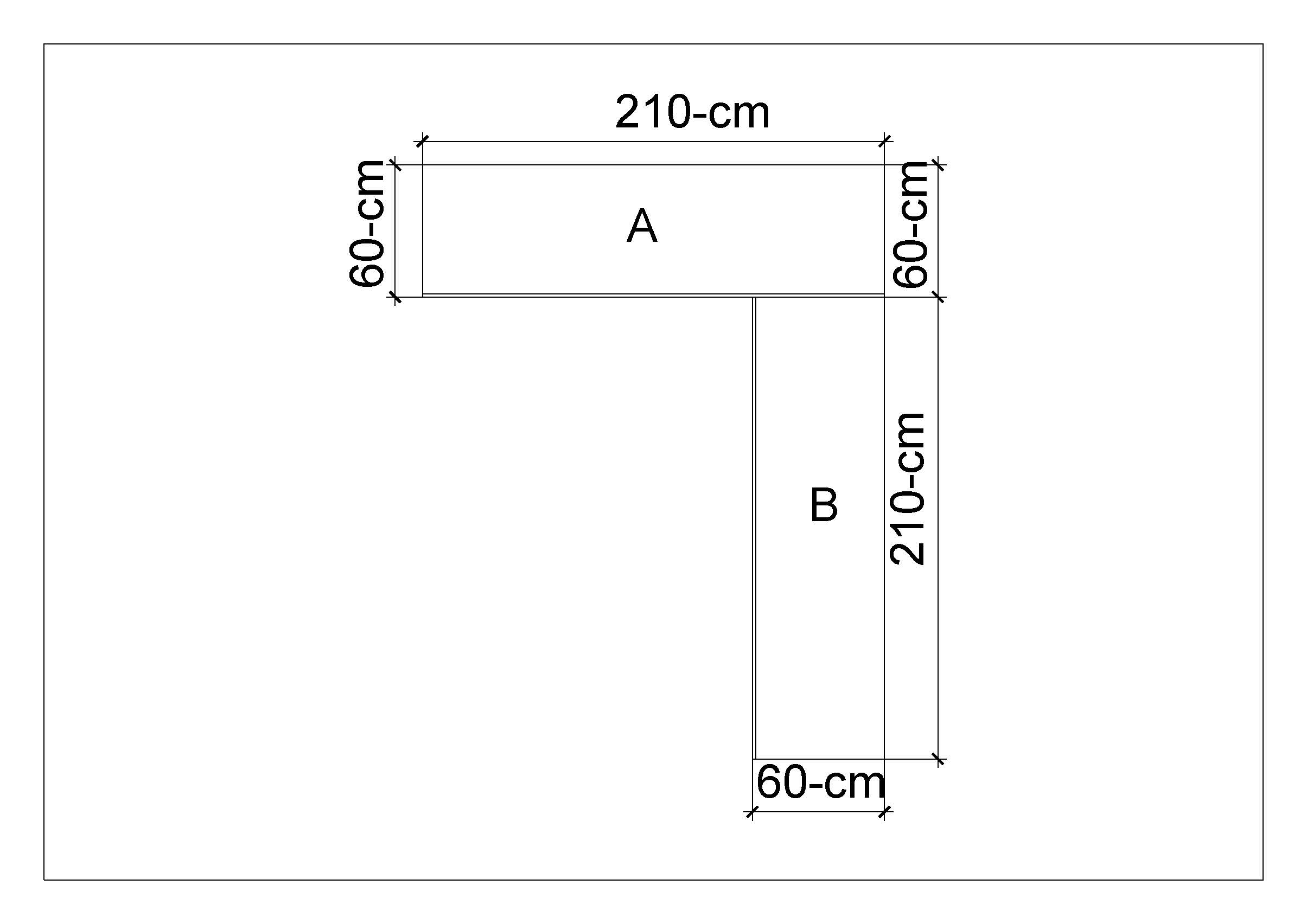 Arbeitsplatte 28 mm / 600