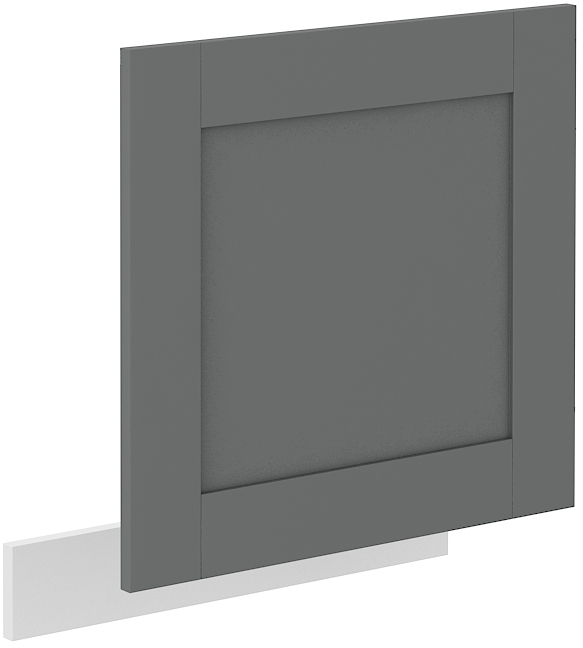 Geschirrspülerfront teilintegrierbar 60 cm LUNA DUST Grau / Weiss GR/WH