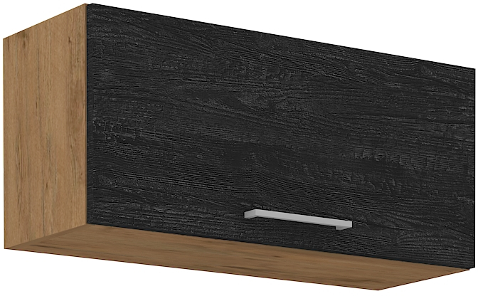Oberschrank  80 cm / 36 cm mit Klapptür VIGO DARK