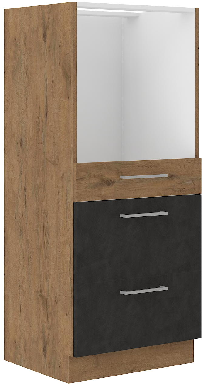 Backofenhochschrank 60 cm / 145 cm mit Schubladen VIGO MATERA  mat 