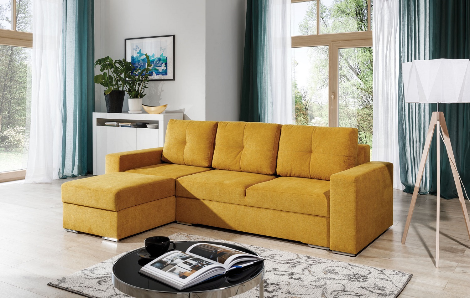 Wohnlandschaft Pegaz mit Bettfunktion / linker Schenkel