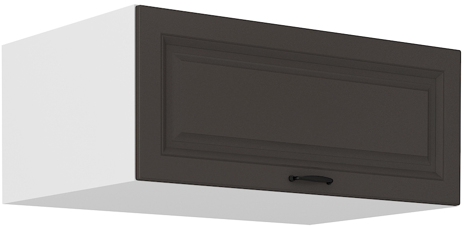 Aufsatzschrank 80 cm / 36 cm Stilo Grau / Weiss GR/WH