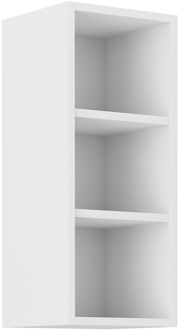 Offener Oberschrank 30 cm / 72 cm LARA Weiss HG