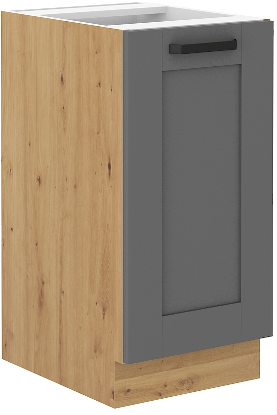 Unterschrank 40 cm LUNA DUST Grau / Artisan GR/AR