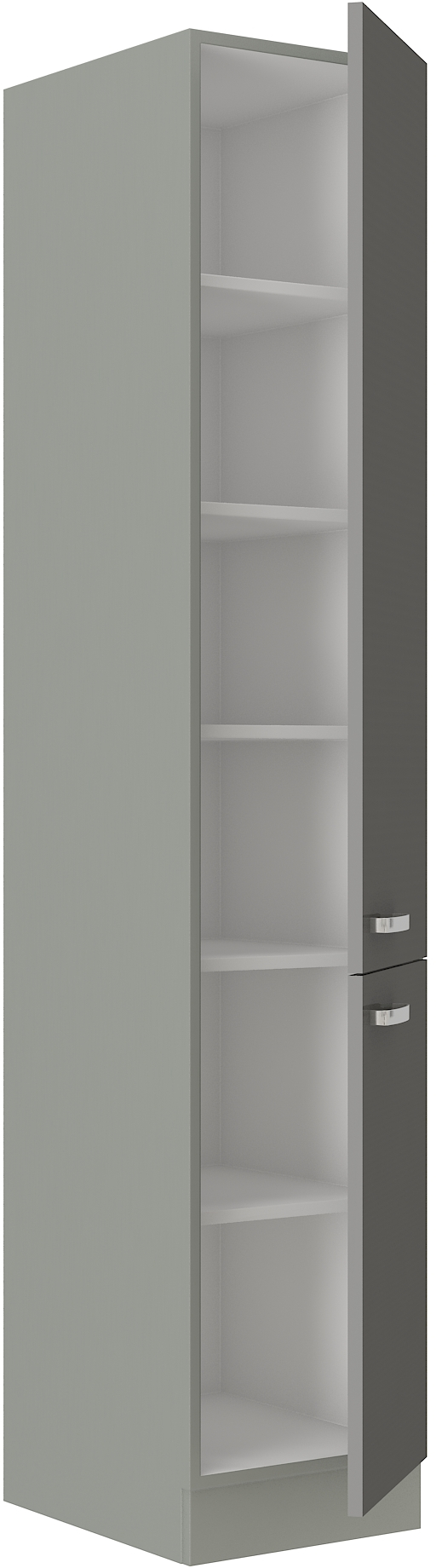 Hochschrank 40 cm / 210 cm Grey
